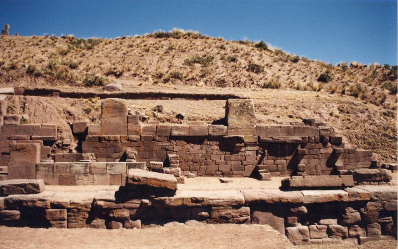 Tiwanaku, Tiahuanaco, city view